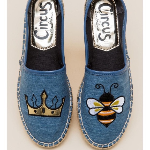 Circus by Sam Edelman Shoes - Circus Sam Edelman Denim Espadrille Flat Queen Bee